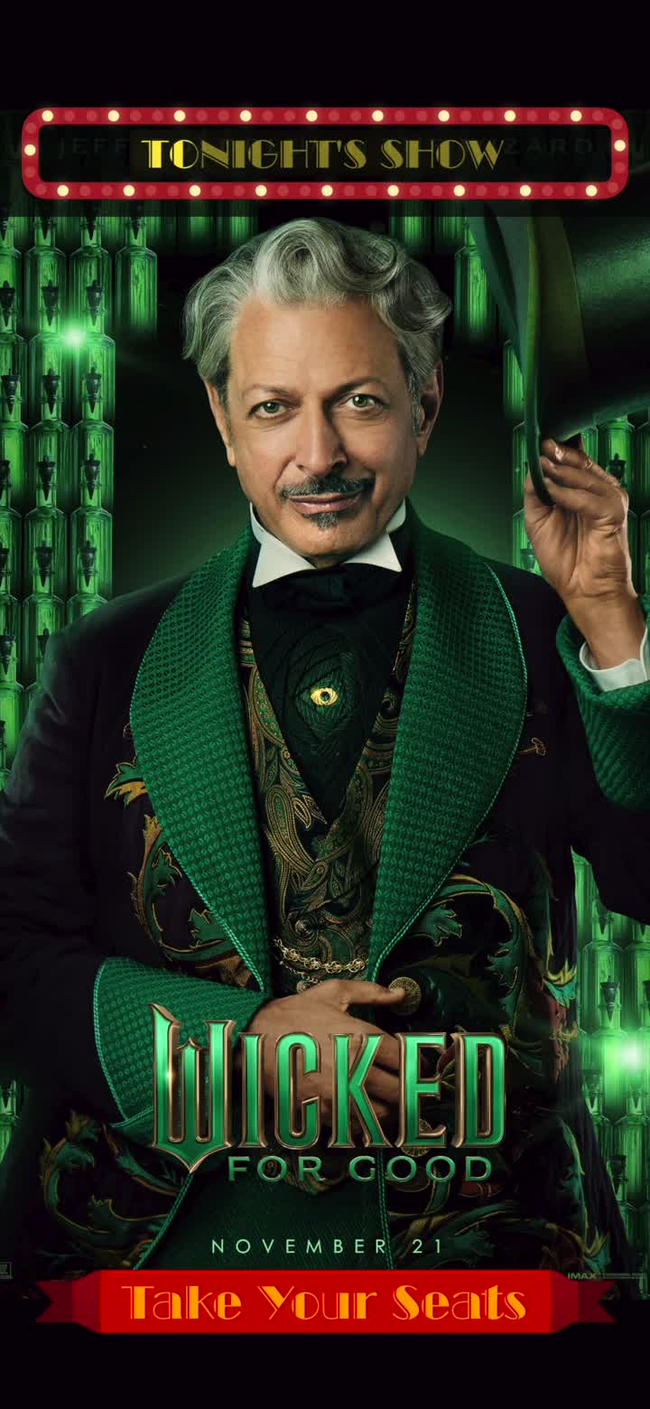 Now Showing Live Poster display with theater marquee chrome